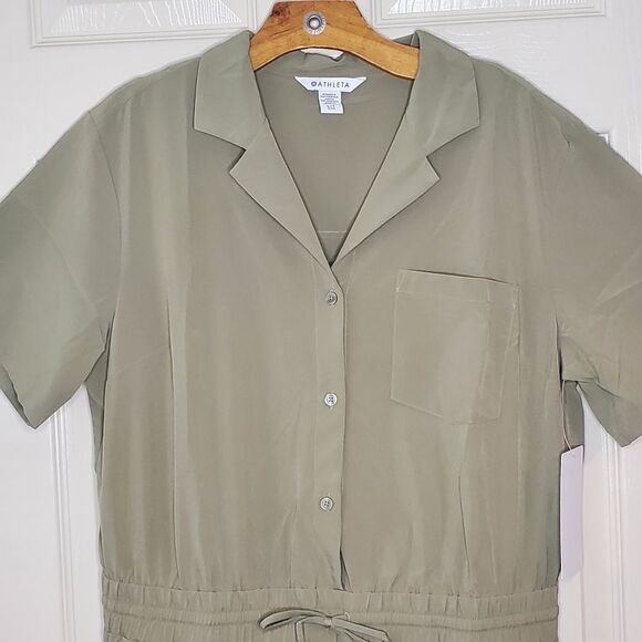 NWT Athleta Avenue Romper Size L Tall - Picture 3 of 13